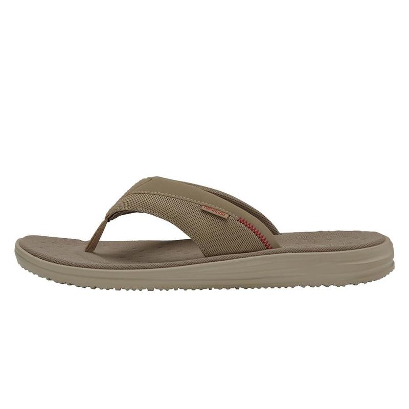 Hey Dude Flinn Free Flip Flop Herr Beige | JU0Z65VC