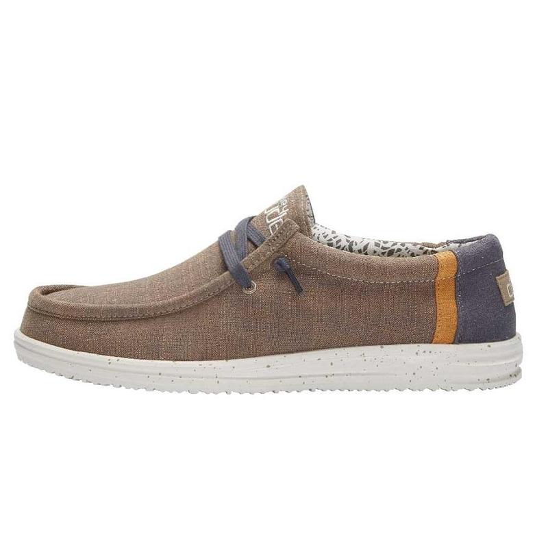 Hey Dude Wally Free Natural Skor Herr Beige | 8NL5QX77