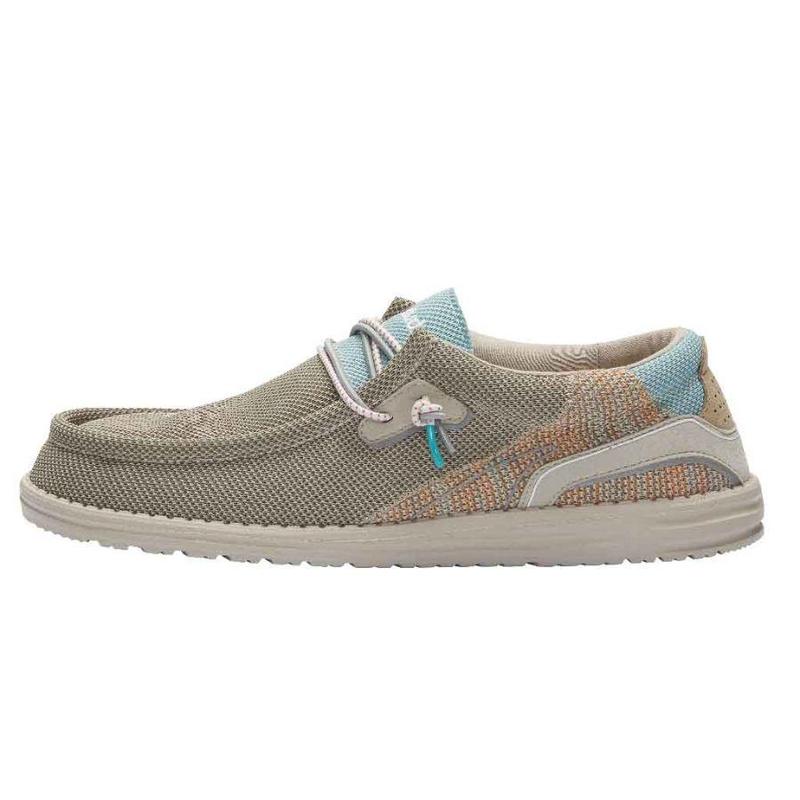Hey Dude Wally Hawk Skor Herr Beige | FHRZ28IX
