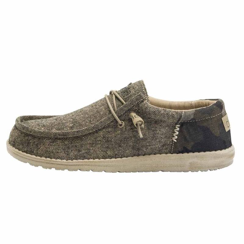 Hey Dude Wally Wool Skor Herr Camo | GZL25R34