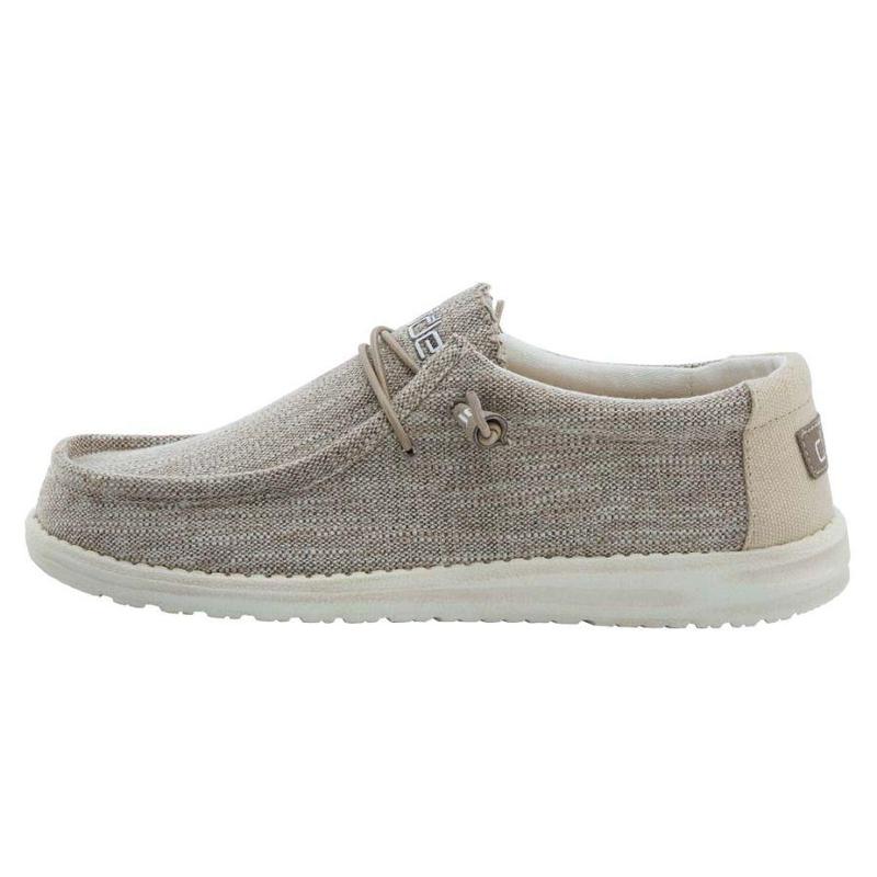Hey Dude Wally Woven Skor Herr Beige | SOJLMGIS