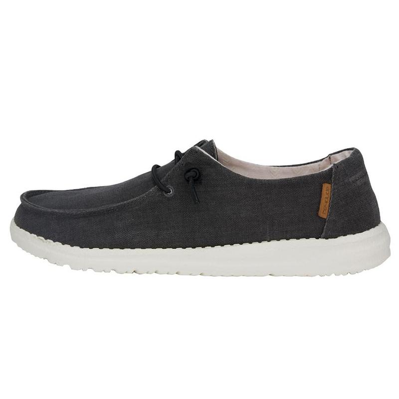 Hey Dude Wendy Chambray Denim Skor Dam Svarta | 1YJ1QR1V