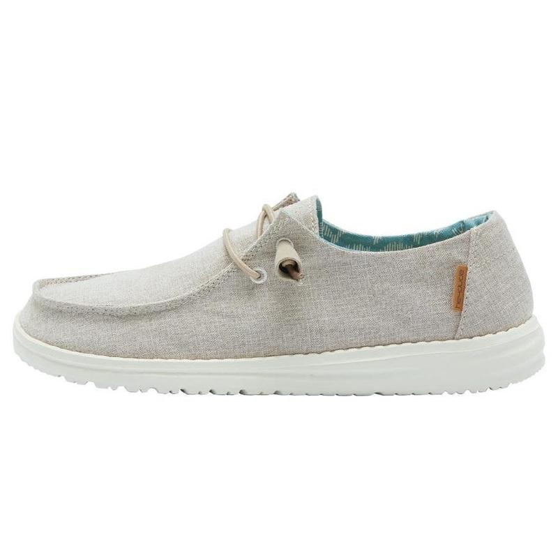 Hey Dude Wendy Chambray Skor Dam Beige | VHKSM179