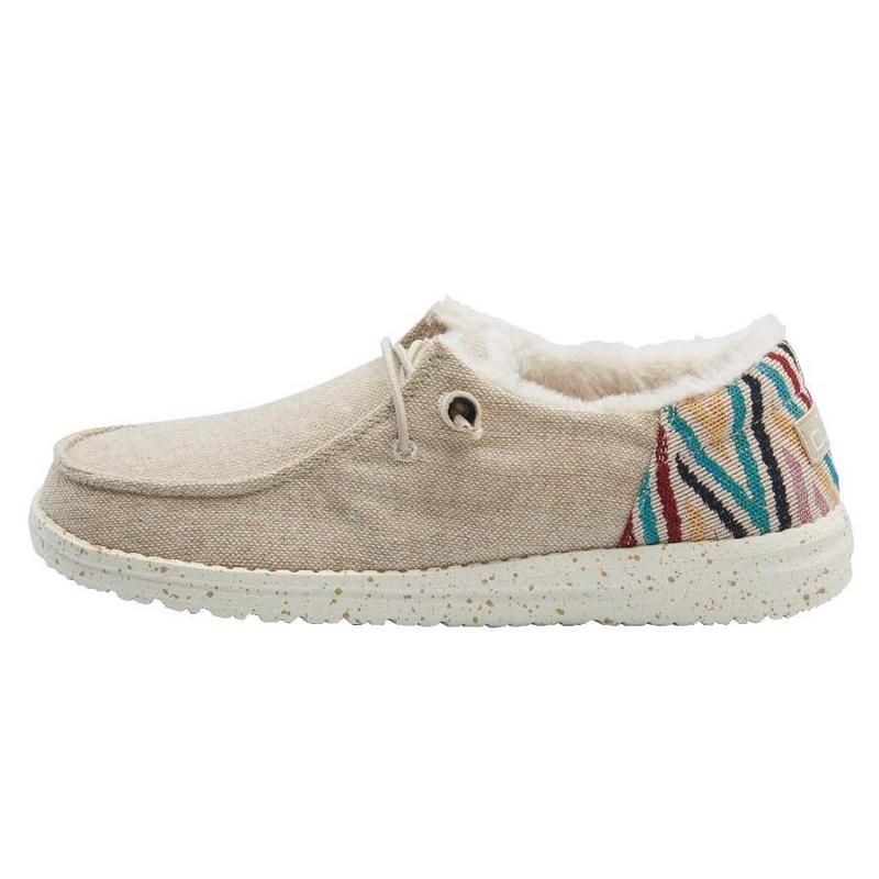 Hey Dude Wendy Funk Wool Skor Dam Beige | IUMZ4BTD