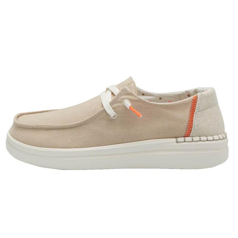 Hey Dude Wendy Rise Chambray Skor Dam Beige | 5RRTNKKZ