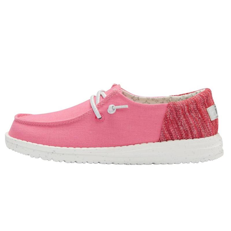 Hey Dude Wendy Youth Funk Girls Skor Barn Fuchsia | 6MJ5A4MT